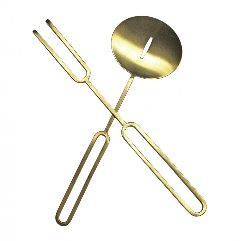 6 Couverts Acier Inoxydable Doré - 8108 2 6 Couverts Acier Inoxydable Doré - 8108 – Image 2