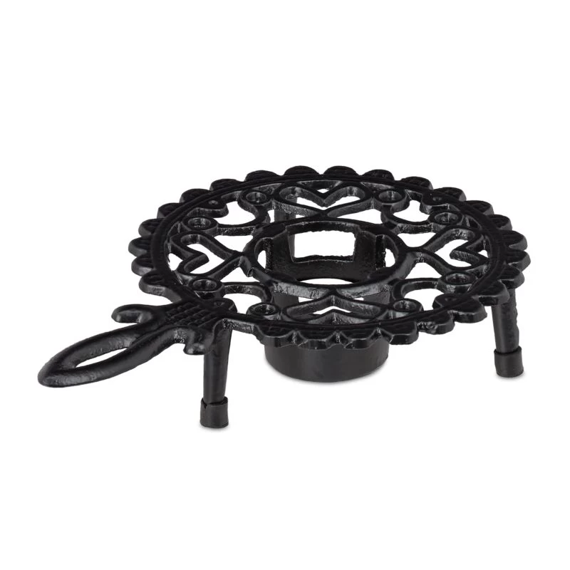 4x Chauffe-théières En Fonte De Fer 5 4x Chauffe-théières En Fonte De Fer – Image 5