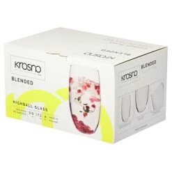 Krosno Blended Rainbow Verres D’eau -Entrez dans ma vaisselle. b3a375f3e929418aa7780f4585b5097d