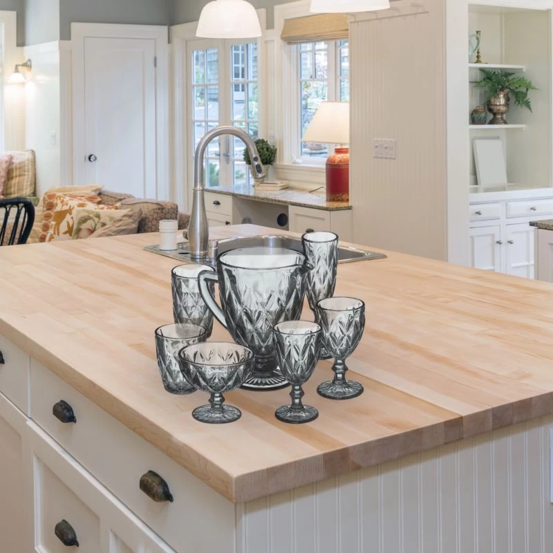 Lot De 7 Verres Gris 2 Lot De 7 Verres Gris – Image 2