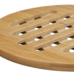 Dessous De Plat Ronds Bambou Lot De 4 -Entrez dans ma vaisselle. b66f1e47d7af460aa787b5a1531789cd