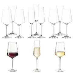 Leonardo Lot De 12 Verres à Vin Et Champagne
