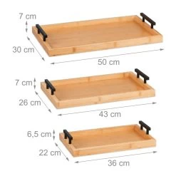 3x Plateaux-de-service -Entrez dans ma vaisselle. ba13d74d97b8487ea2e391a1705f4367