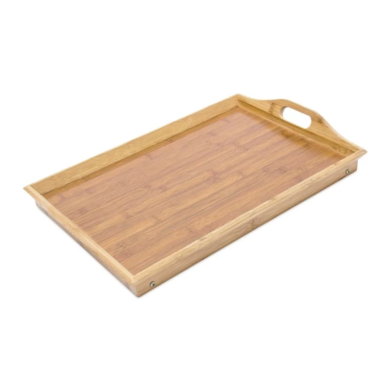 2x Tablettes De Lit Pliable Bambou 2 2x Tablettes De Lit Pliable Bambou – Image 2