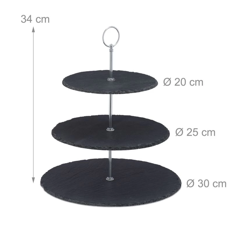 Présentoir Apéritif 3 étages En Lot De 4 9 Présentoir Apéritif 3 étages En Lot De 4 – Image 9