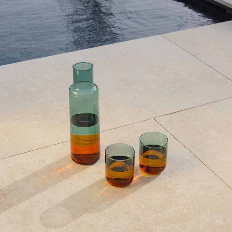 Lot De 2 Verres Bicolore 2 Lot De 2 Verres Bicolore – Image 2