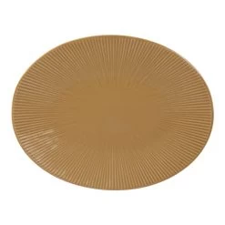 Plat Ovale Bohémia 41,5 Moutarde