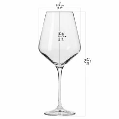Krosno Avant-Garde Verres à Vin Rouge -Entrez dans ma vaisselle. c8908f1c7bc646b49145a1093b9d32ec