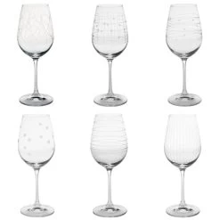 Coffret De 6 Verres à Pied Graphik