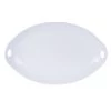 Plat Ovale Blanc Artic