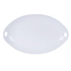 Plat Ovale Blanc Artic