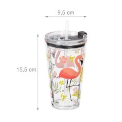 Lot De 4 Gobelets à Motif Flamant Rose -Entrez dans ma vaisselle. ceaba1410e7547d39458886616891675