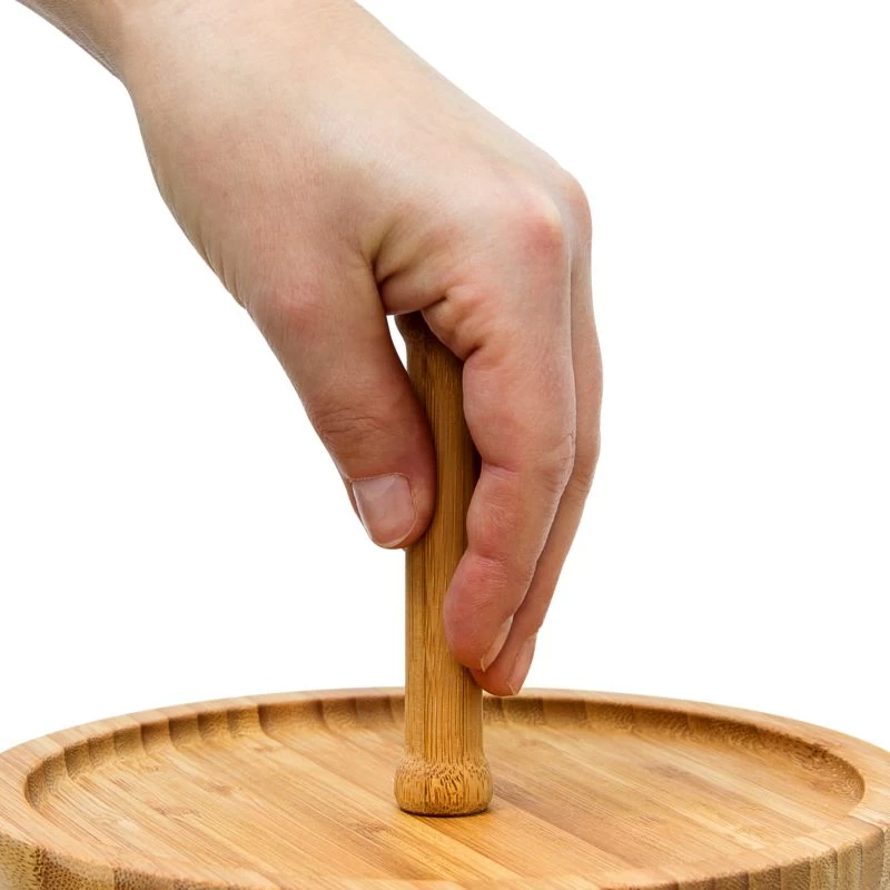 Présentoir 3 étages Étagère Bambou 3 Présentoir 3 étages Étagère Bambou – Image 3