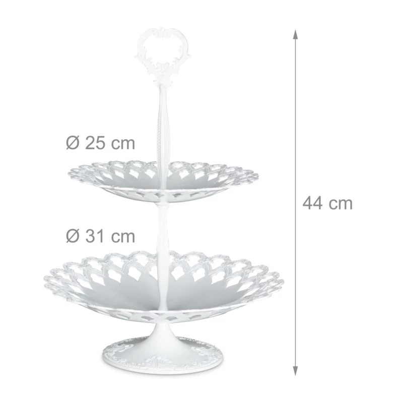 Serviteur à Gâteaux Présentoir à Fruits 4 Serviteur à Gâteaux Présentoir à Fruits – Image 4