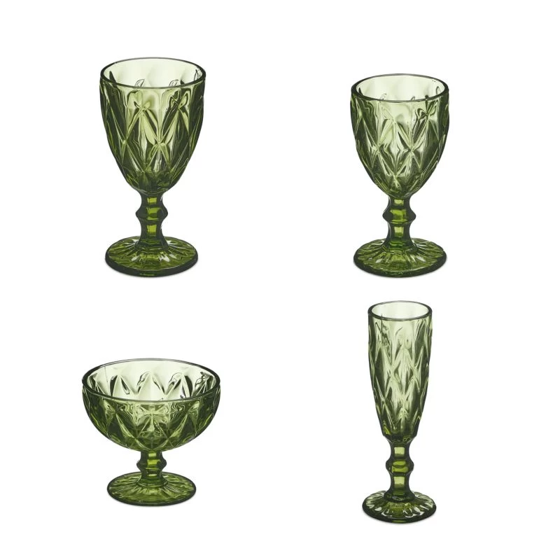 Lot De 7 Verres Verts 5 Lot De 7 Verres Verts – Image 5
