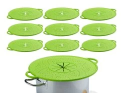 Lot De 10 Couvercle De Protection Vert