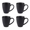 Coffret De 4 Mugs Snow Black Mat