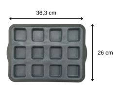 Moule à Gâteaux 12 Carrés -Entrez dans ma vaisselle. eb3607b03b9540f989c7f4e7b92325c4.cropped 175 216 904 717.processed