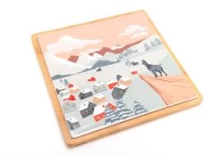 Coffret Plateau Carré Montagne