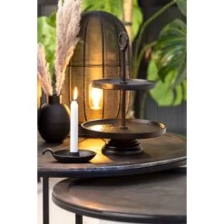 Etagère Lutek - Noir -Entrez dans ma vaisselle. f3ddbcf1f3af4b3dab6a5db55f16e0c6