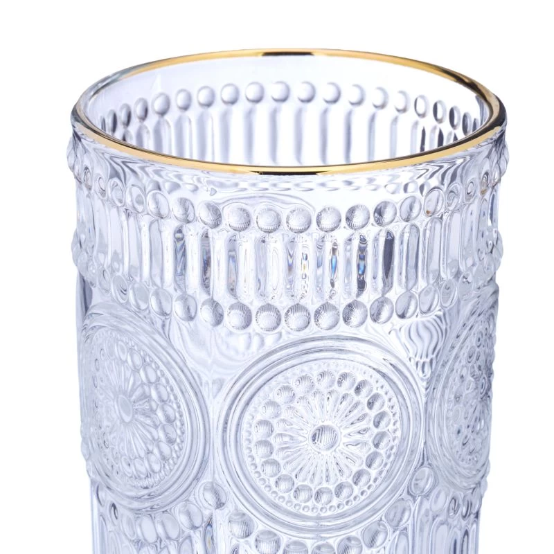 Lot De 4 Verres Avec Motifs 300 Ml 6 Lot De 4 Verres Avec Motifs 300 Ml – Image 6