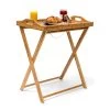 Table D'appoint Pliante Pliable Bambou